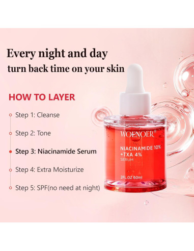 Suero Hidratante Niacinamida 10% DTT - Antienvejecimiento