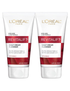Limpiador Facial Suave L'Oreal Paris Revitalift 148 ml x2