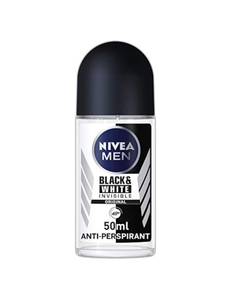 Desodorante Roll-on NIVEA 48h Invisible Negro y Blanco 50ml Desodorante Roll-on NIVEA 48h Invisible Negro y Blanco 50ml
