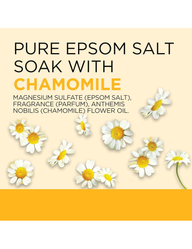 Sal de Epsom Dr Teal's 1.36 kg con Aceite Esencial de Manzanilla