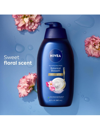 NIVEA Gel de Ducha Botánico Nutritivo 887 ml - Hidratante