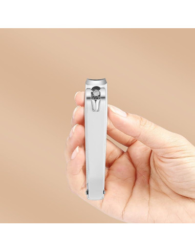 Cortauñas Grande Ucheom 2-Pack Acero Inoxidable con Lima