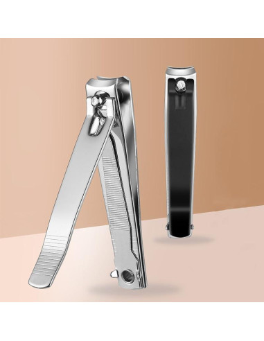 Cortauñas Grande Ucheom 2-Pack Acero Inoxidable con Lima