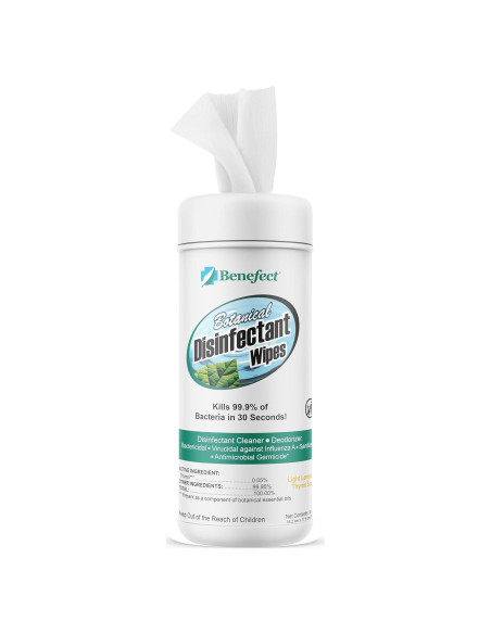 Toallitas Desinfectantes Botánicas Benefect 90 Unidades - Antibacterianas Toallitas Desinfectantes Botánicas Benefect 90 Unidades - Antibacterianas