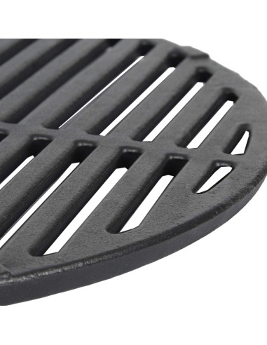Rejilla de Cocción Hierro Fundido GasSaf 46 cm para Parrillas Kamado
