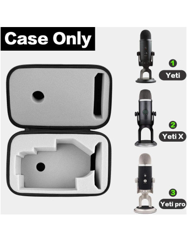 Funda para Micrófono USB Logitech Blue Yeti - COMECASE