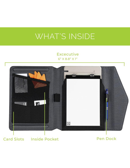 Cubierta Rocketbook Orbit Executive - 100% Reciclable - Negro Cubierta Rocketbook Orbit Executive - 100% Reciclable - Negro