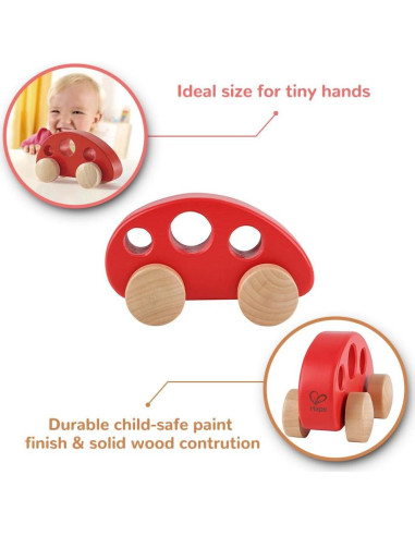 Mini Furgoneta de Madera Hape para Niños - Juguete Seguro