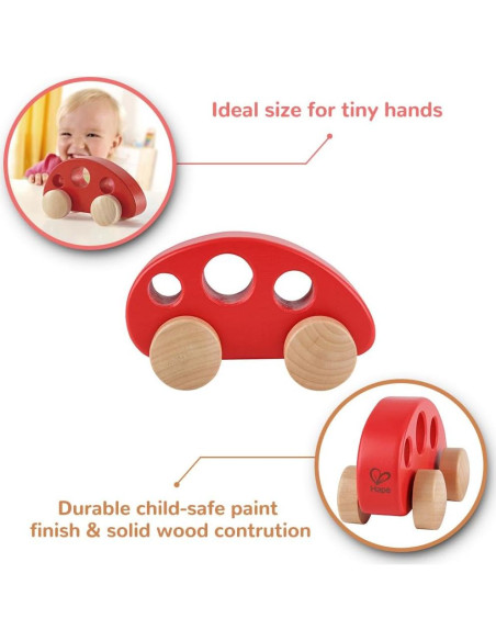 Mini Furgoneta de Madera Hape para Niños - Juguete Seguro Mini Furgoneta de Madera Hape para Niños - Juguete Seguro