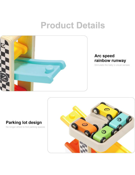 Juguete Montessori de Captura de Gusanos y Pista de Autos Juguete Montessori de Captura de Gusanos y Pista de Autos