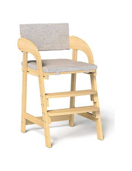 Silla Alta de Madera Easyego Ajustable para Niños 2-12 Años Silla Alta de Madera Easyego Ajustable para Niños 2-12 Años
