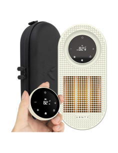 Calefactor Portátil Enchufable Venty CozyPod 500W LED Control Remoto
