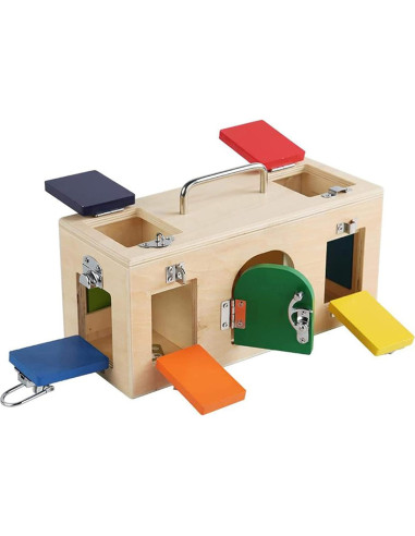 Juguete de Caja de Cerradura Montessori Leader Joy 1.47 kg