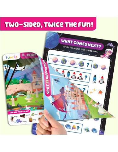 Libro de Actividades Buscar y Encontrar Funcils - 30 Juegos para Niños 3-6 Años