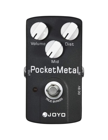 Pedal de Distorsión Metal JOYO JF-35 Pocket Mini 9V Pedal de Distorsión Metal JOYO JF-35 Pocket Mini 9V
