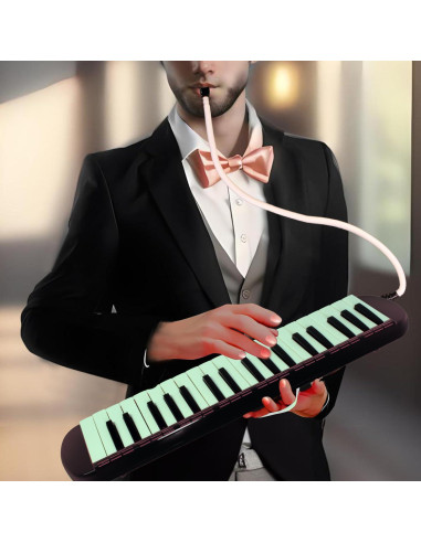 Piano de Aire Melódico Profesional YCXYQ 37 Teclas Negro