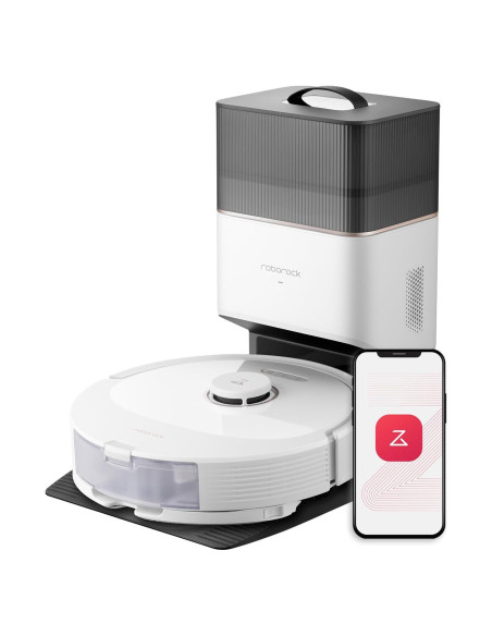 Aspiradora Robot Roborock Q8 Max+ Auto-Vaciado 5500 Pa Blanco Aspiradora Robot Roborock Q8 Max+ Auto-Vaciado 5500 Pa Blanco