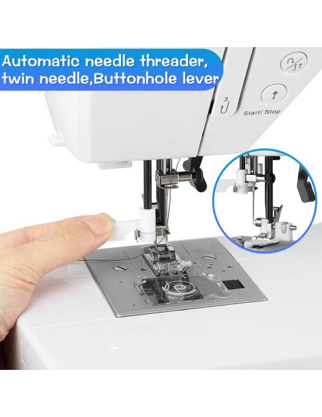 Máquina de Coser Portátil Uten 2685A con 200 Puntadas Máquina de Coser Portátil Uten 2685A con 200 Puntadas