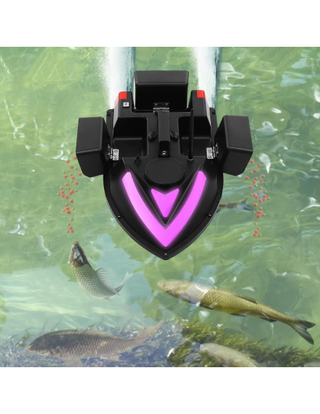 Barco de Cebo para Pesca GDIFLS con Control Remoto y LED Barco de Cebo para Pesca GDIFLS con Control Remoto y LED