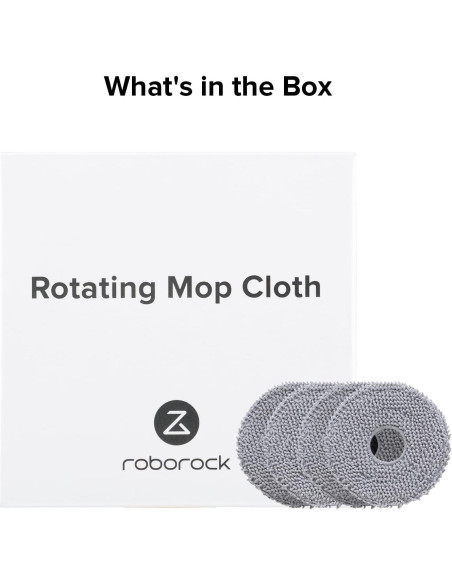 Paquete de 4 Paños de Microfibra Roborock para Aspiradora QV 35A/QV 35S Paquete de 4 Paños de Microfibra Roborock para Aspiradora QV 35A/QV 35S