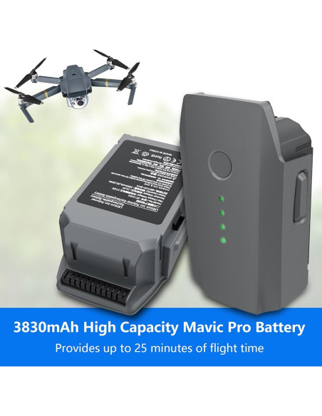 Batería de Vuelo Inteligente DJI Mavic Pro 2 Pack 11.4V 3830mAh Batería de Vuelo Inteligente DJI Mavic Pro 2 Pack 11.4V 3830mAh
