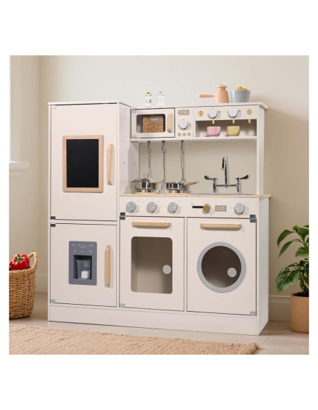 Juego de Cocina de Madera Pithfor para Niños 3+ Años Juego de Cocina de Madera Pithfor para Niños 3+ Años