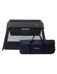 Cuna de viaje Silver Cross Sleep & Go 3 en 1 - Carbono