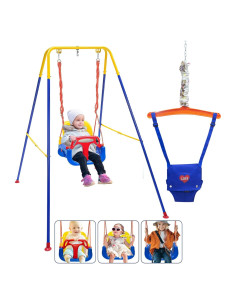 Columpio 3 en 1 Luxdsgn para Bebés y Niños de 6 Meses a 10 Años
