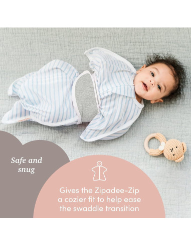 SleepingBaby Zipadee-Zip Swaddle Rojo Mediano 6-12 Meses