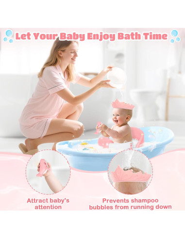 Asiento de Baño para Bebés Kirumie Rosa Antideslizante 1.2kg