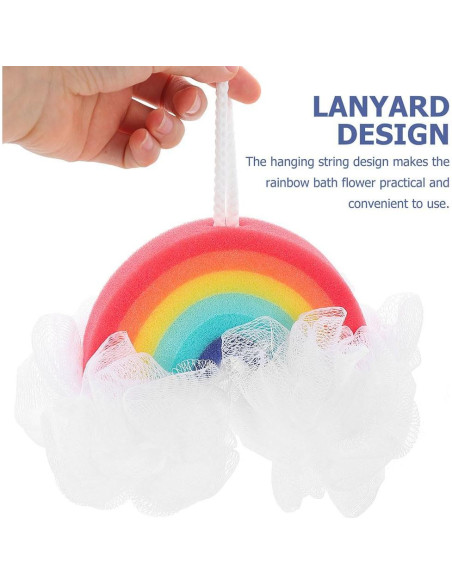 Esponja de Baño Exfoliante FRCOLOR Arcoíris para Niños Esponja de Baño Exfoliante FRCOLOR Arcoíris para Niños