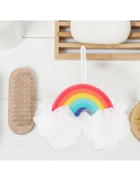 Esponja de Baño Exfoliante FRCOLOR Arcoíris para Niños Esponja de Baño Exfoliante FRCOLOR Arcoíris para Niños