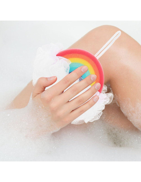 Esponja de Baño Exfoliante FRCOLOR Arcoíris para Niños Esponja de Baño Exfoliante FRCOLOR Arcoíris para Niños