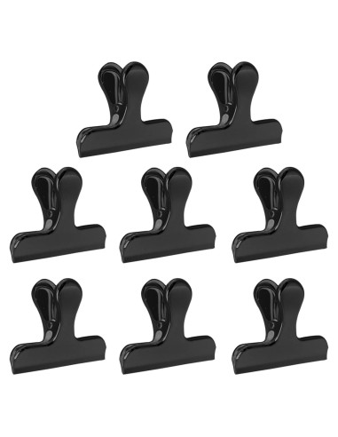 Juego de 8 Clips de Bolsa SourceTon Acero Inoxidable 7.62 cm