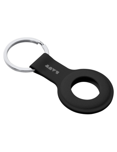 Funda HUEX LAUT para AirTag - Silicona Ligera Negra