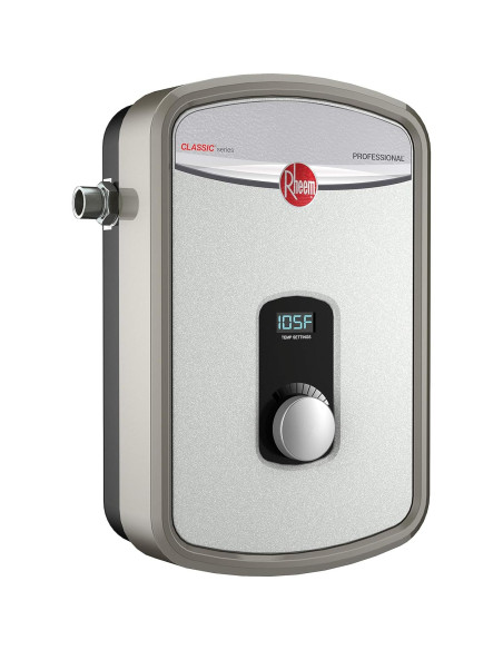 Calentador de Agua Eléctrico Sin Tanque Rheem 8kW 240V Calentador de Agua Eléctrico Sin Tanque Rheem 8kW 240V