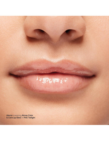 Brillo Labial Hidratante Almay Color & Care 3 ml Crepúsculo Rosa