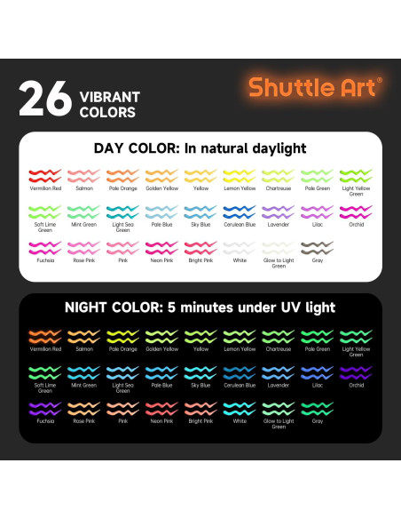 Pintura 3D para Tela Shuttle Art, 26 Colores Brillantes Pintura 3D para Tela Shuttle Art, 26 Colores Brillantes