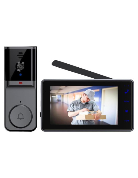 Cámara de Timbre Inalámbrico TKMARS IP06 HD 1080P 4.3" Cámara de Timbre Inalámbrico TKMARS IP06 HD 1080P 4.3"