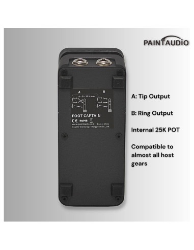 Pedal de Expresión Foot Captain Audio Paint Doble Salida 9V