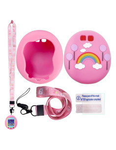 Funda de Silicona Xcivi con Cordón y Protector para Tamagotchi Uni