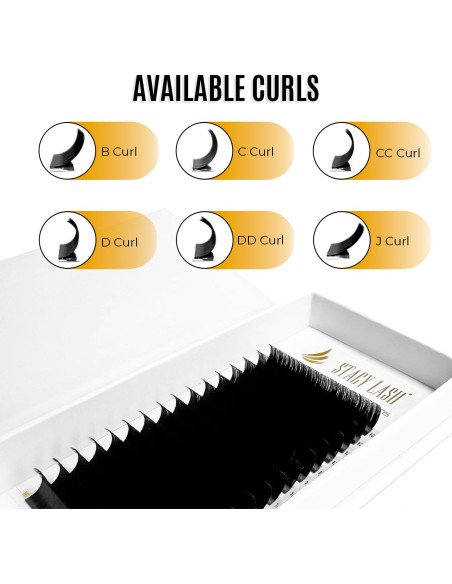 Extensiones de Pestañas Easy Fan Stacy Lash C Curl 10mm 0.05mm Extensiones de Pestañas Easy Fan Stacy Lash C Curl 10mm 0.05mm