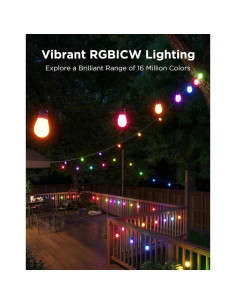 Luces de Cadena Govee 29m para Exterior RGBICW 2 Paquetes 2