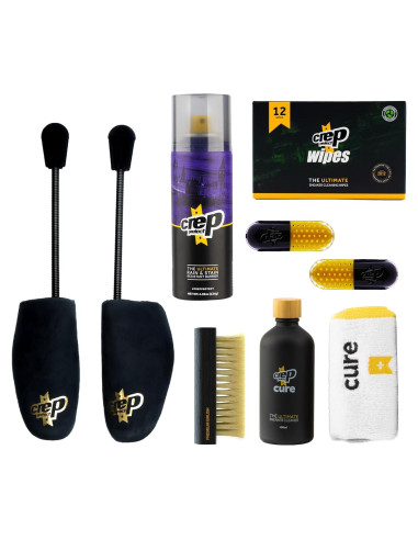 Kit de Cuidado de Calzado Crep Protect - Spray, Toallitas y Más