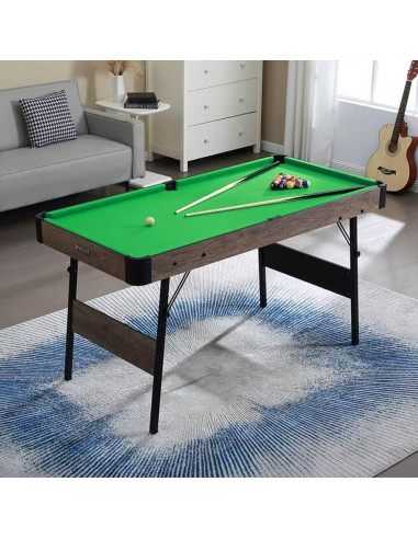 Mesa de Billar Plegable Ovewibi 1.22 m con Accesorios Incluidos