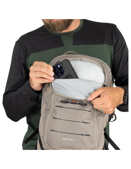 Mochila de Montaña Osprey Raptor 14L con Reservorio 2.5L Mochila de Montaña Osprey Raptor 14L con Reservorio 2.5L