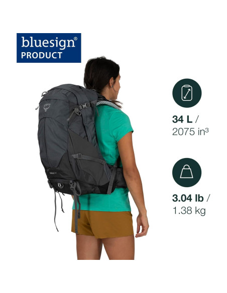 Mochila de senderismo Osprey Sirrus 34L para mujeres - Púrpura Mochila de senderismo Osprey Sirrus 34L para mujeres - Púrpura