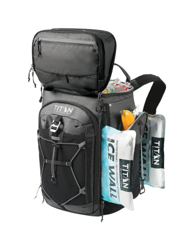 Cooler de Mochila Aislado Genérico 26 Latas Negro