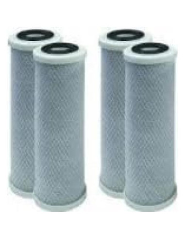 Cartuchos de Filtro de Agua CFS - Paquete de 4 - Carbono Activado