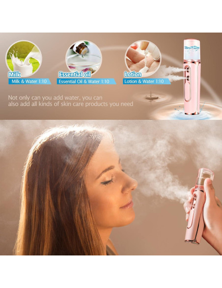 Vaporizador Facial Nano Mister Annhua Beauty 30ml Recargable USB Vaporizador Facial Nano Mister Annhua Beauty 30ml Recargable USB